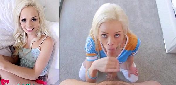  Elsa Jean Sexy Cute Blonde Splitscreen Video